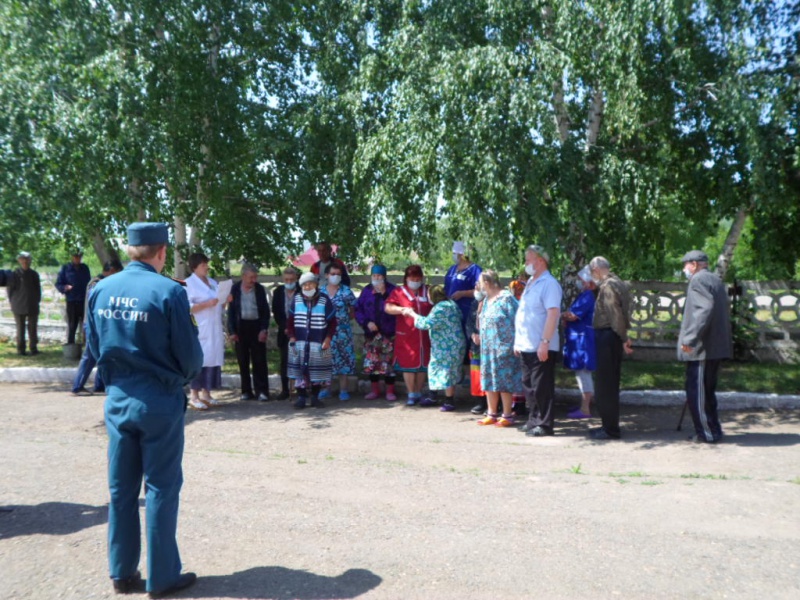 В селе Коровино Бугурусланского района прошли учения
